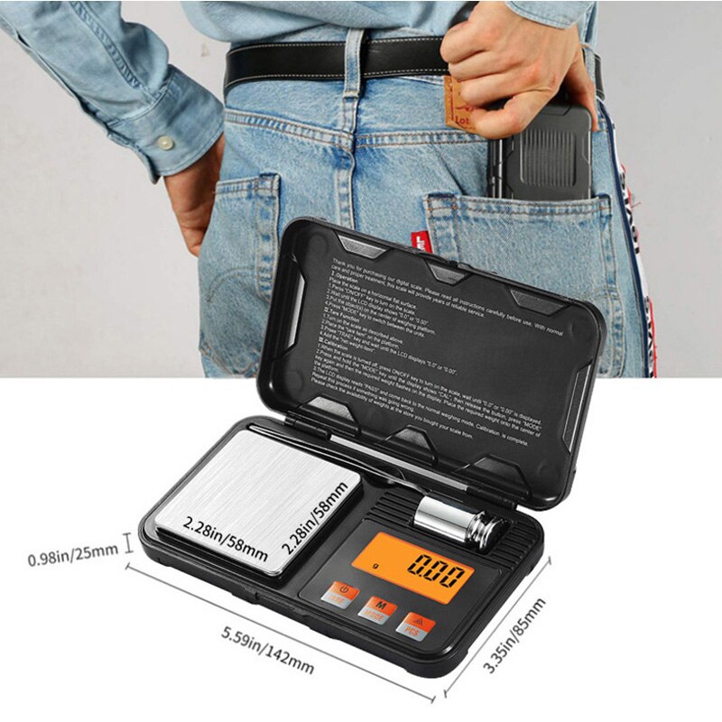 Digital Mini Scale 200g/0.01g  - Tape Dispenser Weighted avis et prix