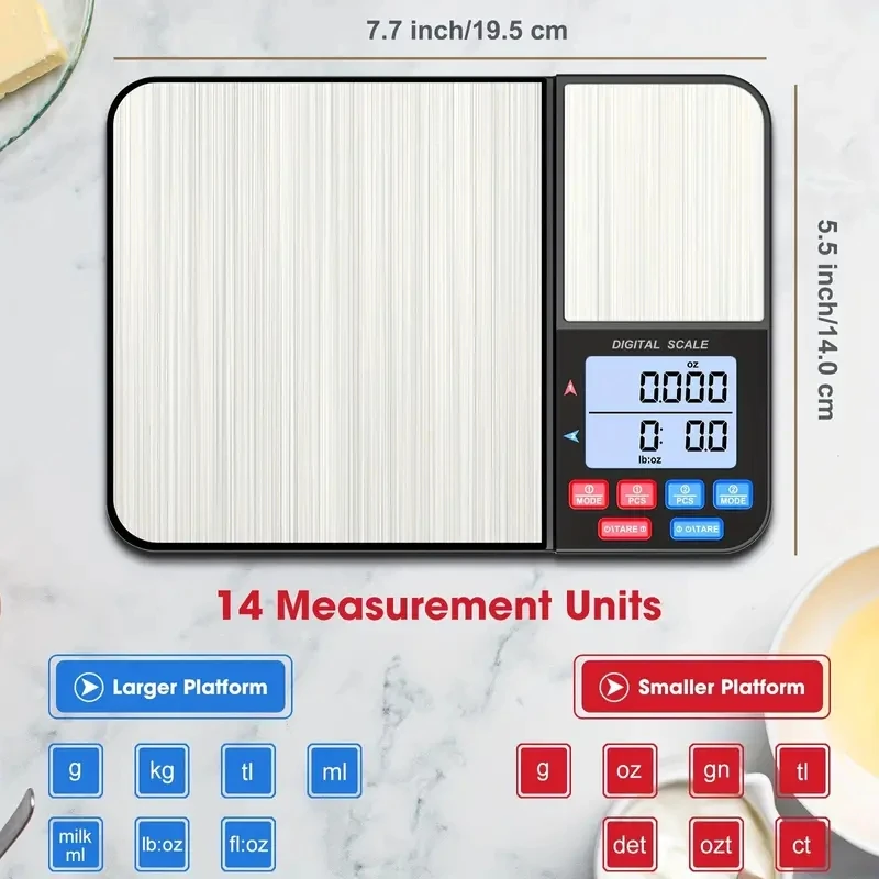 1pc Digital Kitchen Scale for  - Tape Dispenser Weighted avis et prix