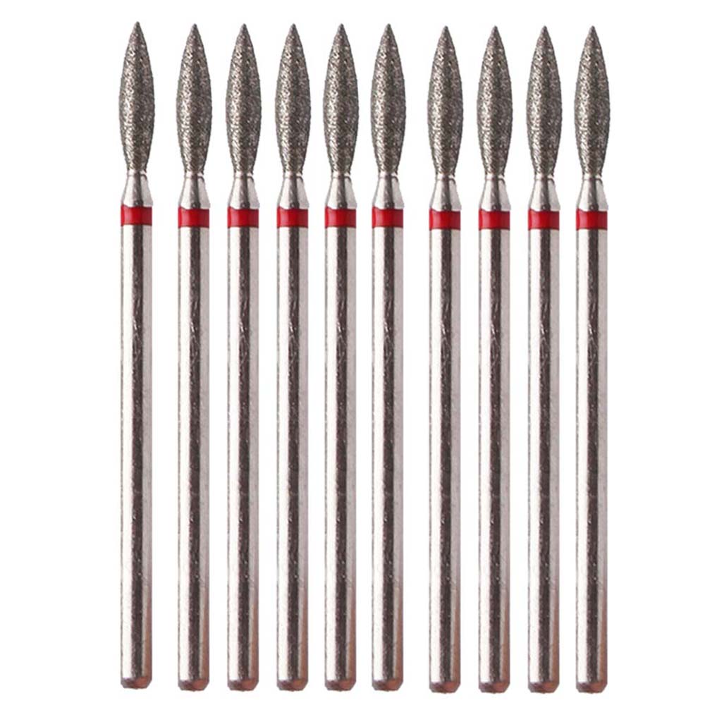 10pcs Diamond Nail Drill Bits  - Gel Refill Pack avis et prix