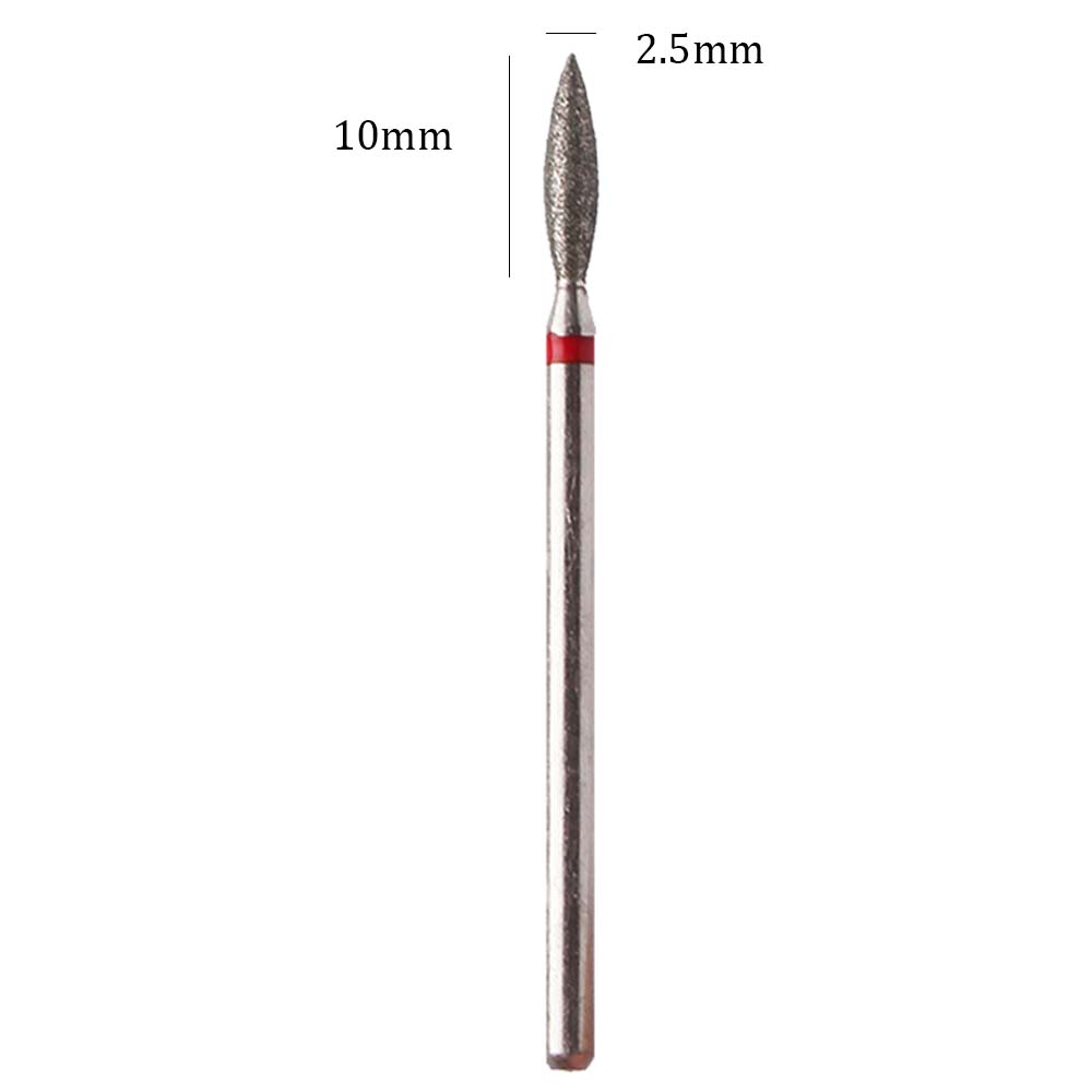 10pcs Diamond Nail Drill Bits  - Gel Refill Pack avis et prix