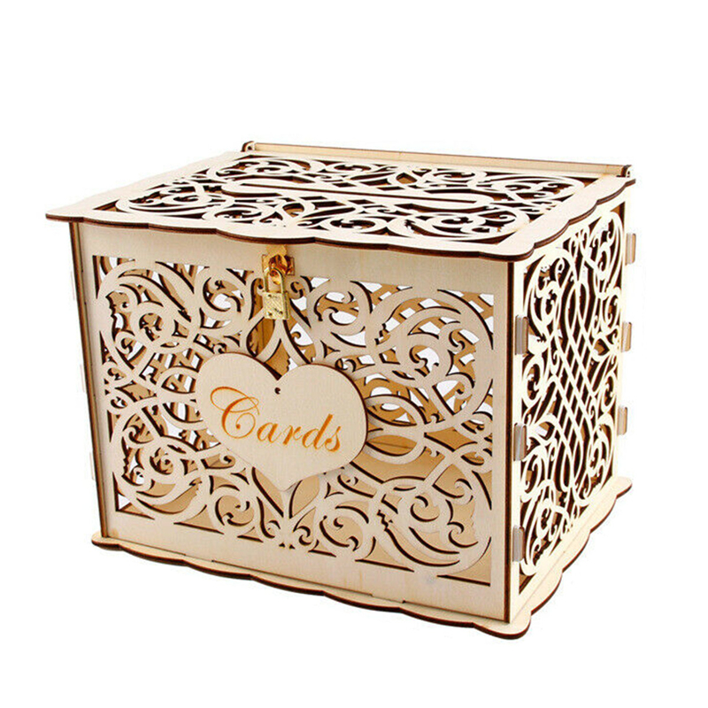 30X24X21cm DIY Wedding Gift Ca - Card Index Box avis et prix