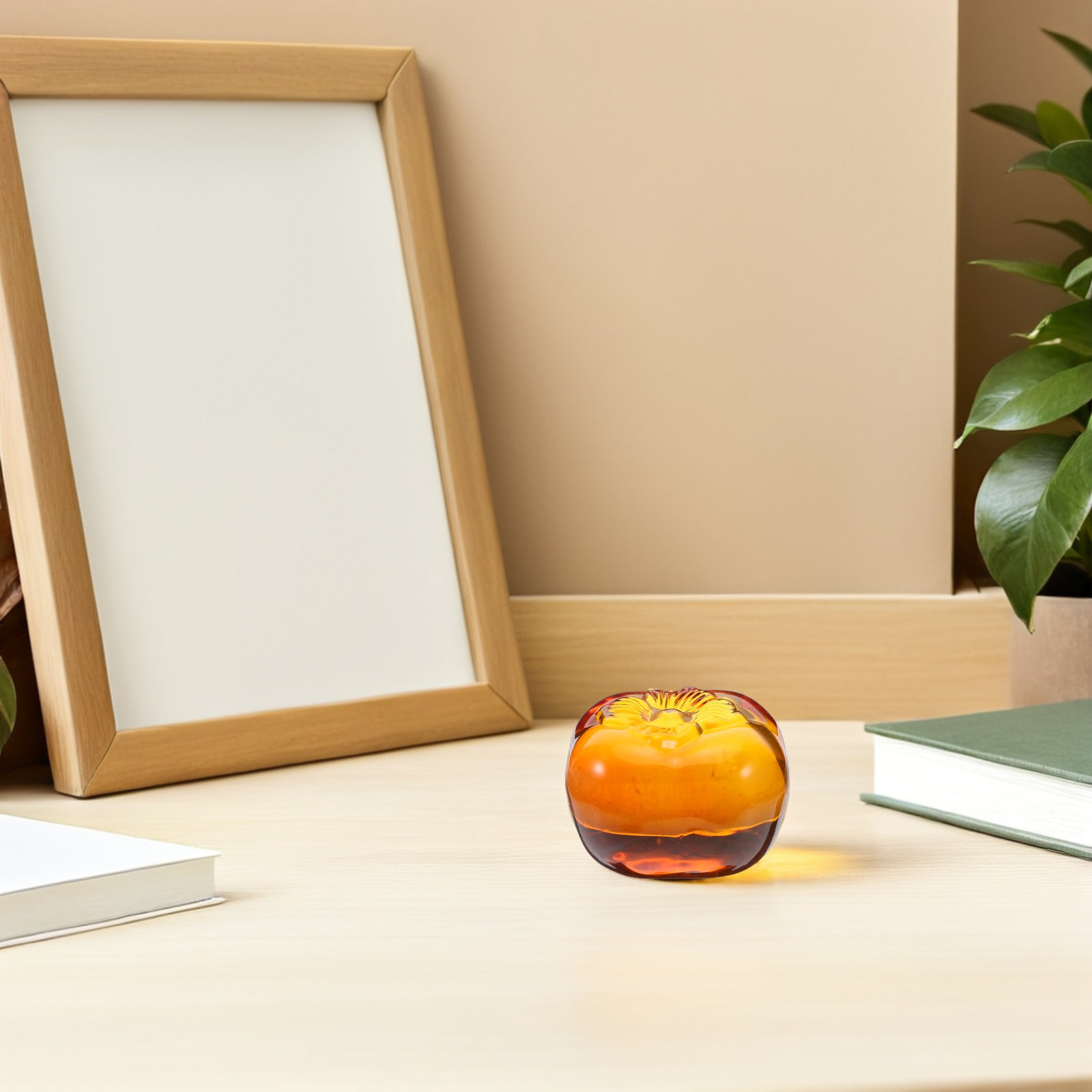 Heavy Crystal Persimmon Paperw - Paper Weight Crystal avis et prix