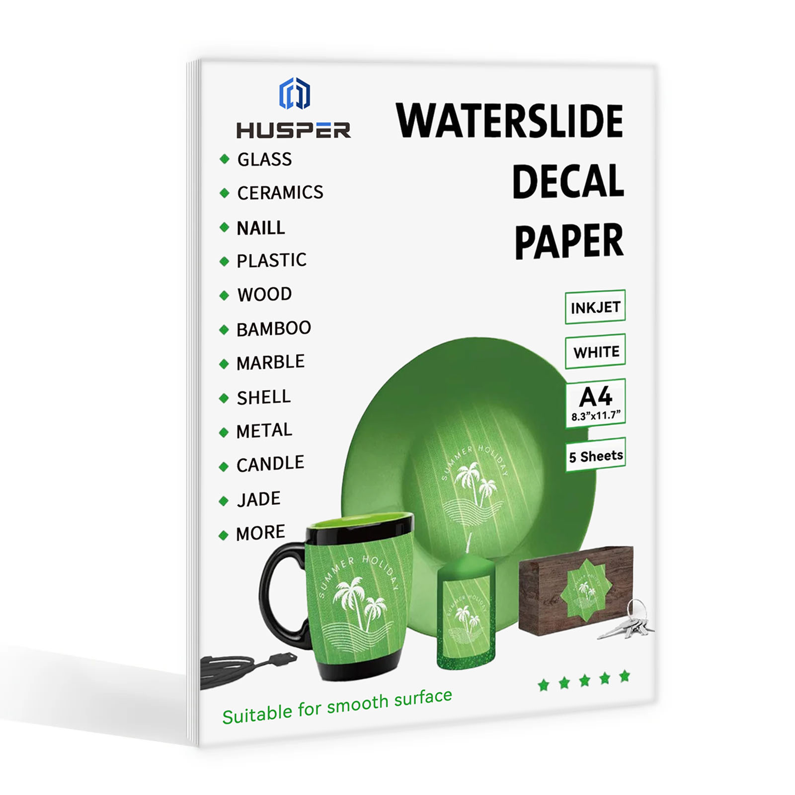5 Sheets A4 Size Water Slide D - Ink Blotter Paper avis et prix