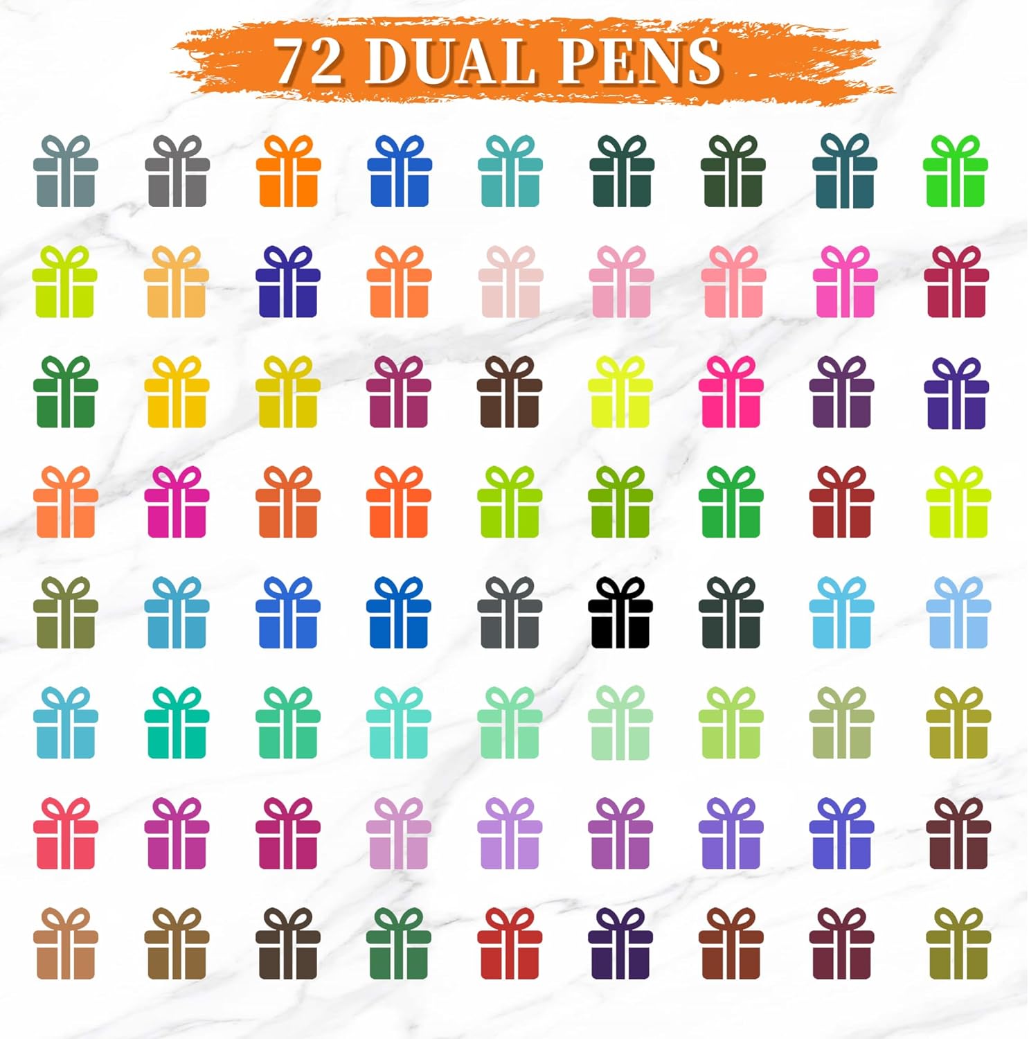 72 Color Dual Tip Brush Pens,  - Correction Pen Fine avis et prix