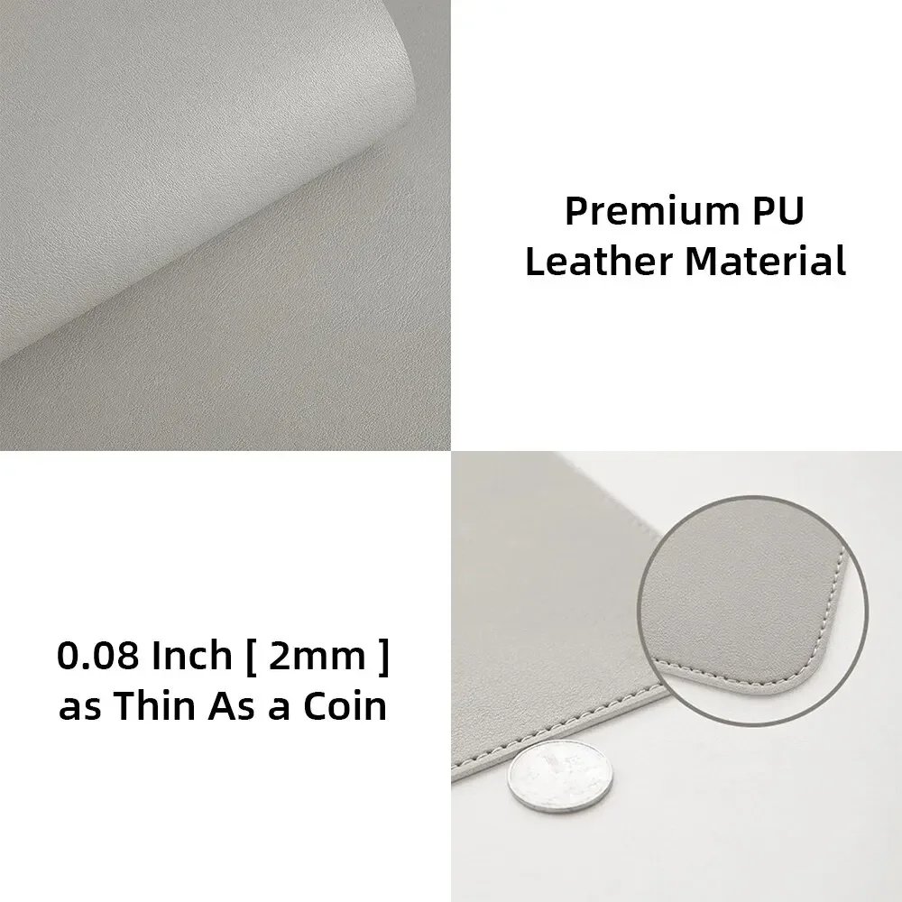1 Pcs Large Size 60*30mm Offic - Leather Desk Pad avis et prix