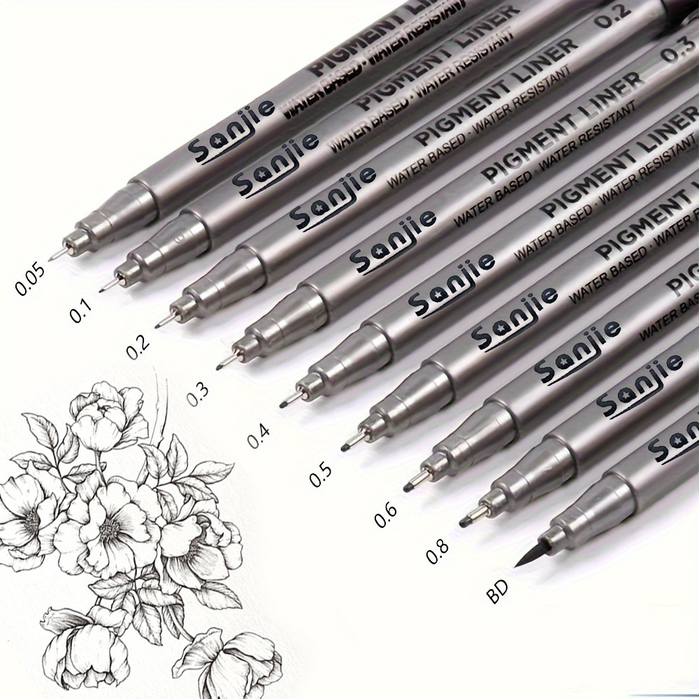 9-Piece Fine Line Waterproof I - Correction Pen Fine avis et prix