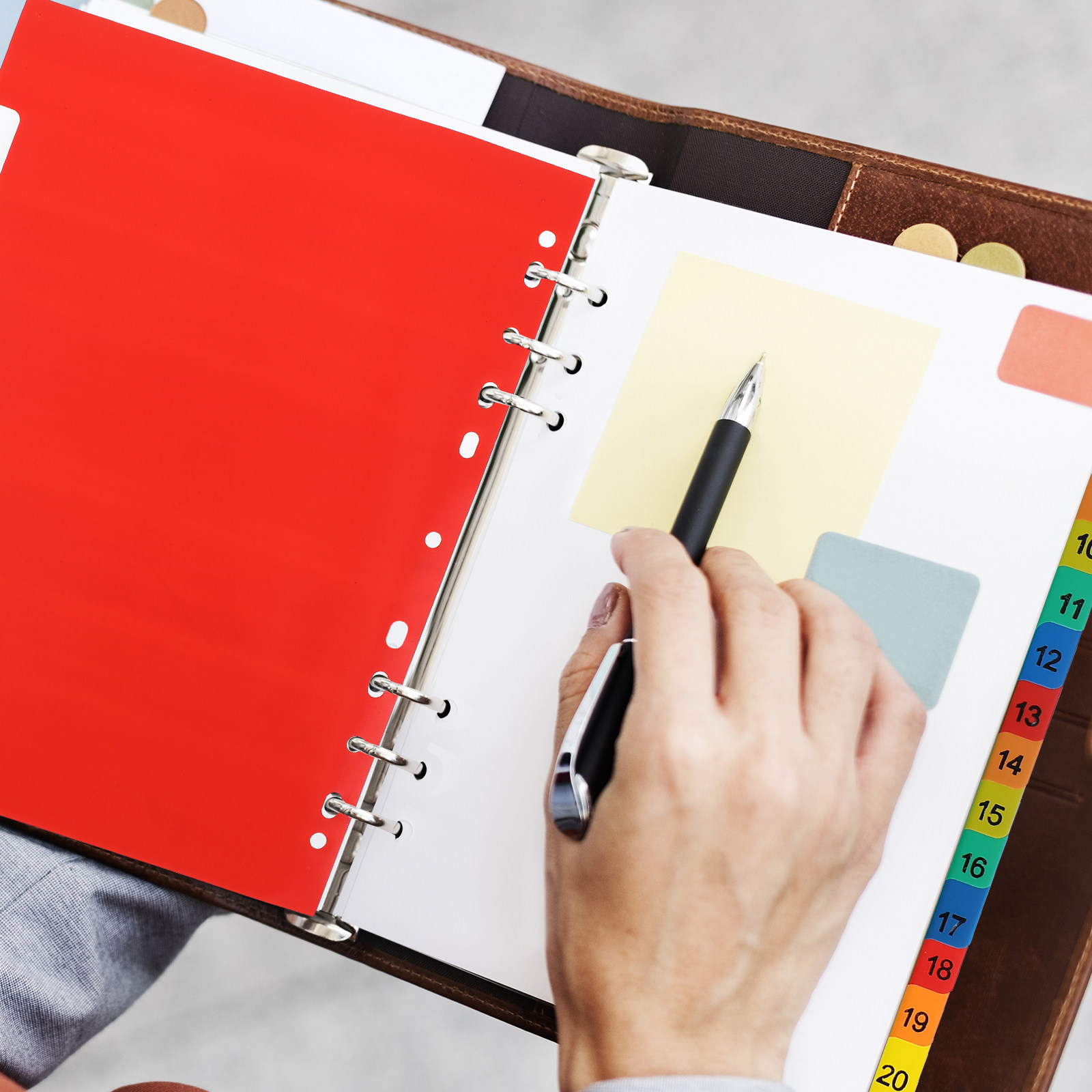 20 Pages A4 Colorful Plastic B - Tab Divider A4 avis et prix