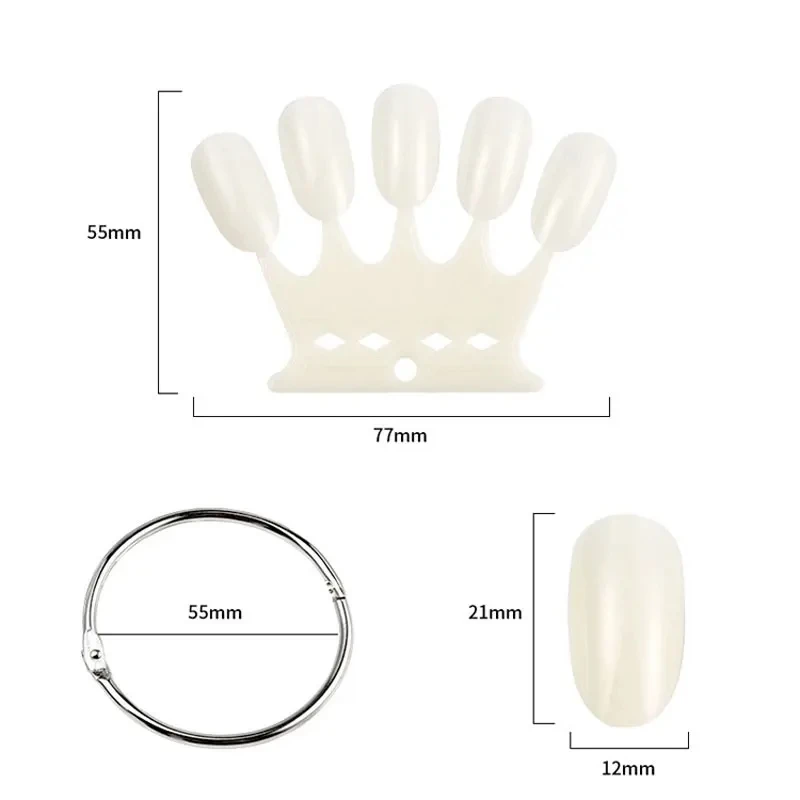 50pcs/pack Crown Shape False T - Gel Refill Pack avis et prix
