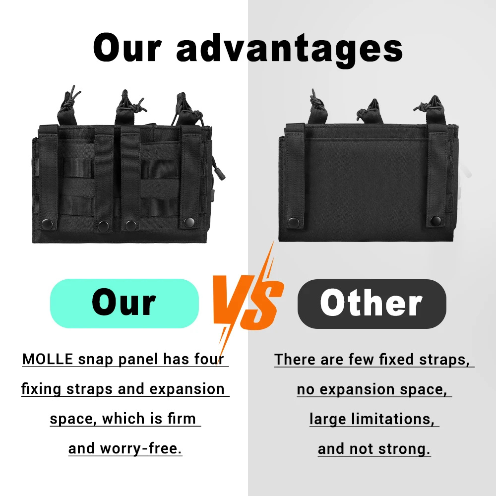 Molle Magazine Pouch Triple Ma - Magazine Holder Rack avis et prix