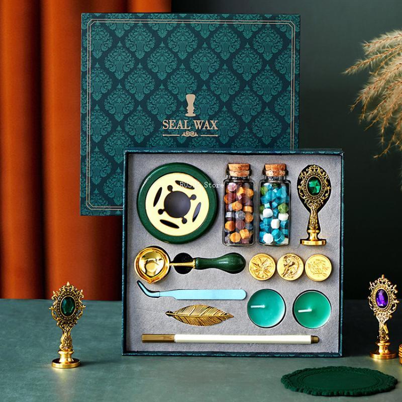 Wax Seal Stamp Set Lacquered S - Wax Seal Stamp Set avis et prix