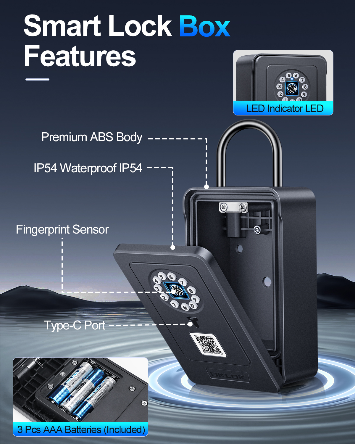 Hollarm Fingerprint Password S - Card Index Box avis et prix