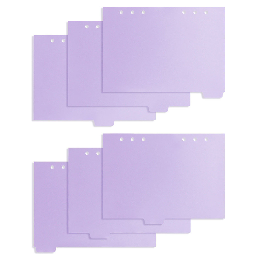 6pcs Notebook Refill Dividers  - Tab Divider A4 avis et prix