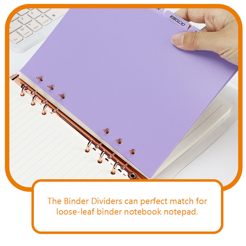 6pcs Notebook Refill Dividers  - Tab Divider A4 avis et prix