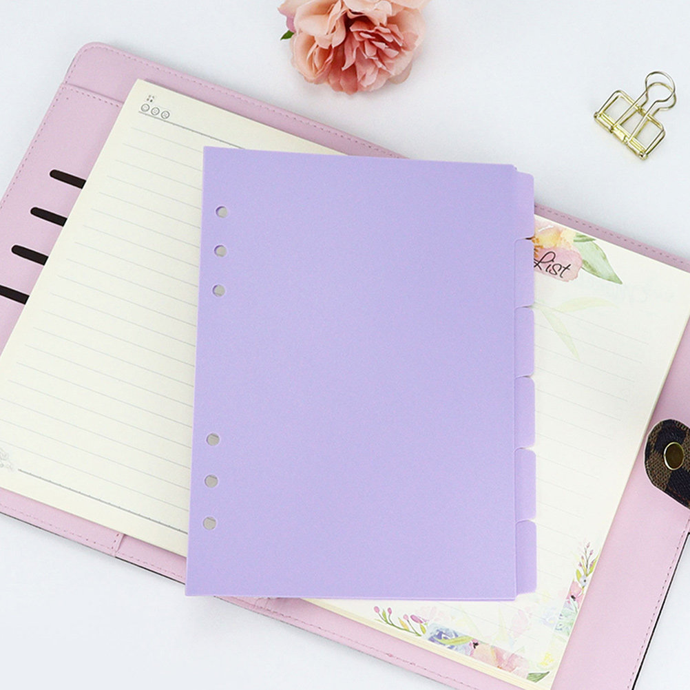 6pcs Notebook Refill Dividers  - Tab Divider A4 avis et prix