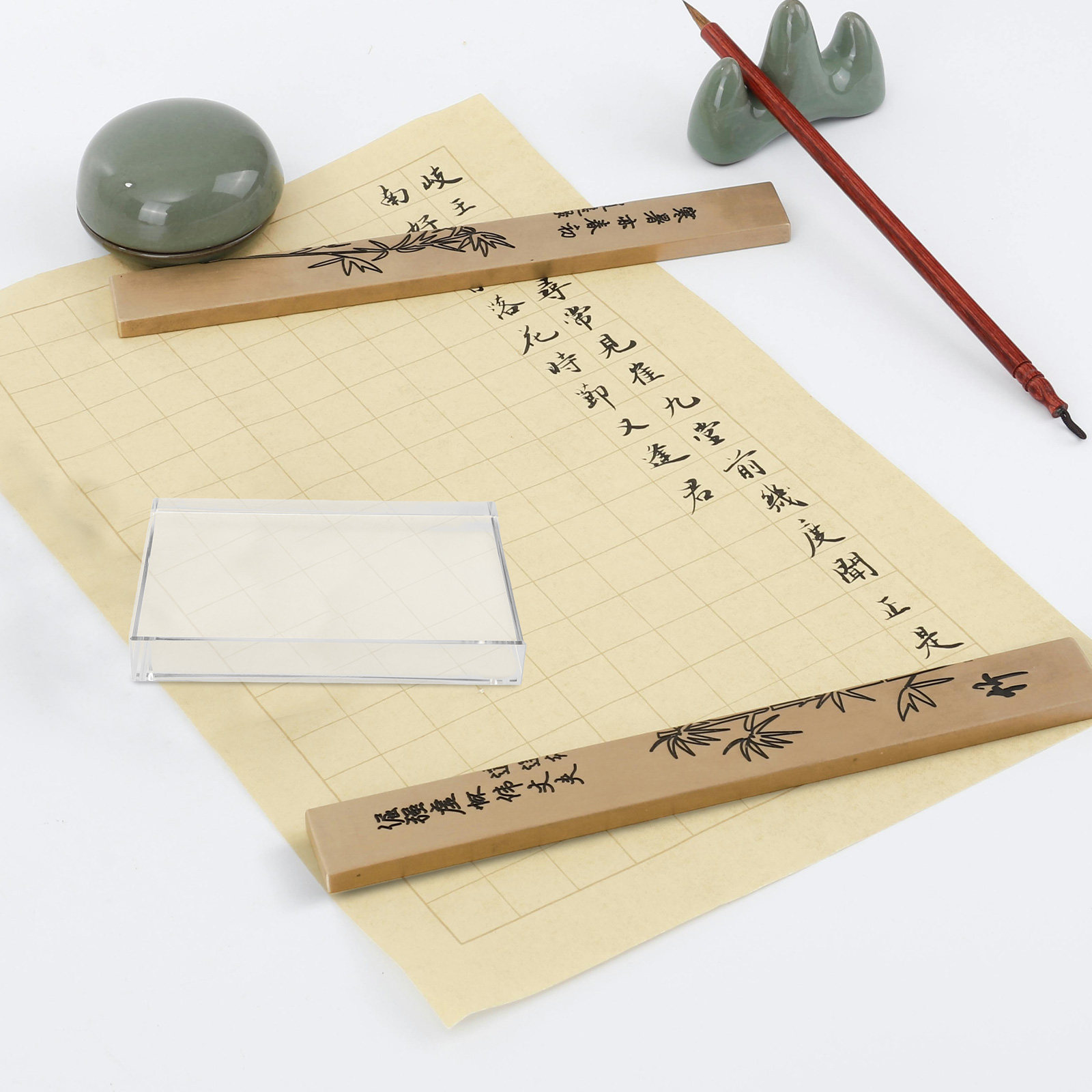 Crystal Square Glass Block Pap - Paper Weight Crystal avis et prix