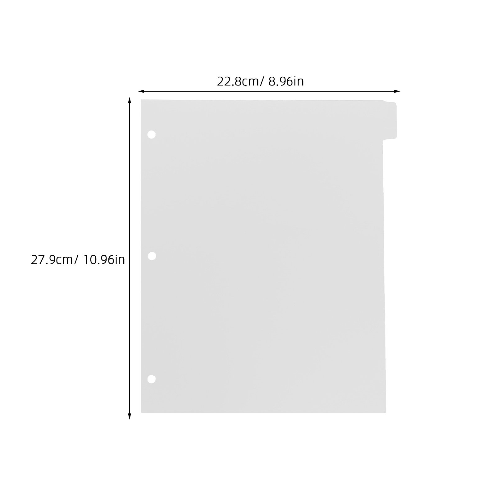 8 Sheets Premium PP Index Divi - Tab Divider A4 avis et prix