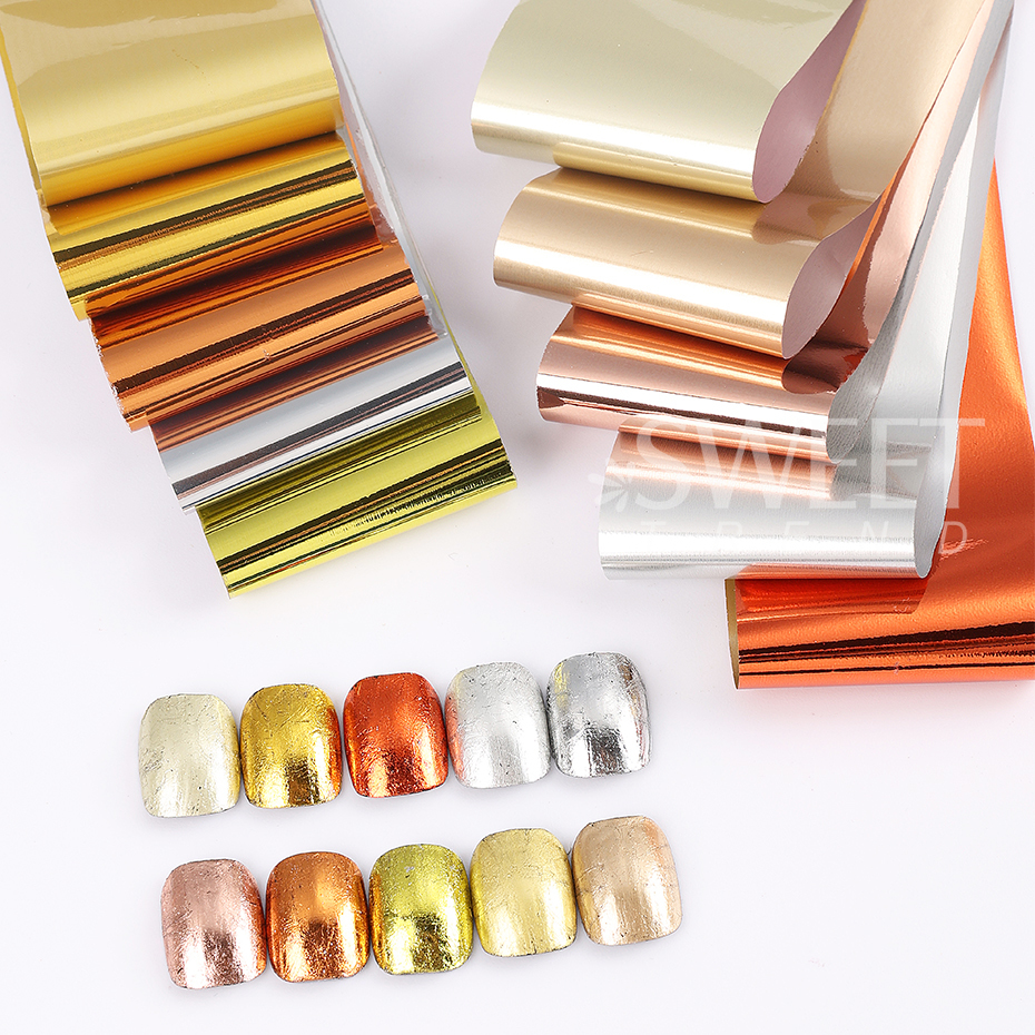 10pcs Metallic Nail Transfer F - Gel Refill Pack avis et prix