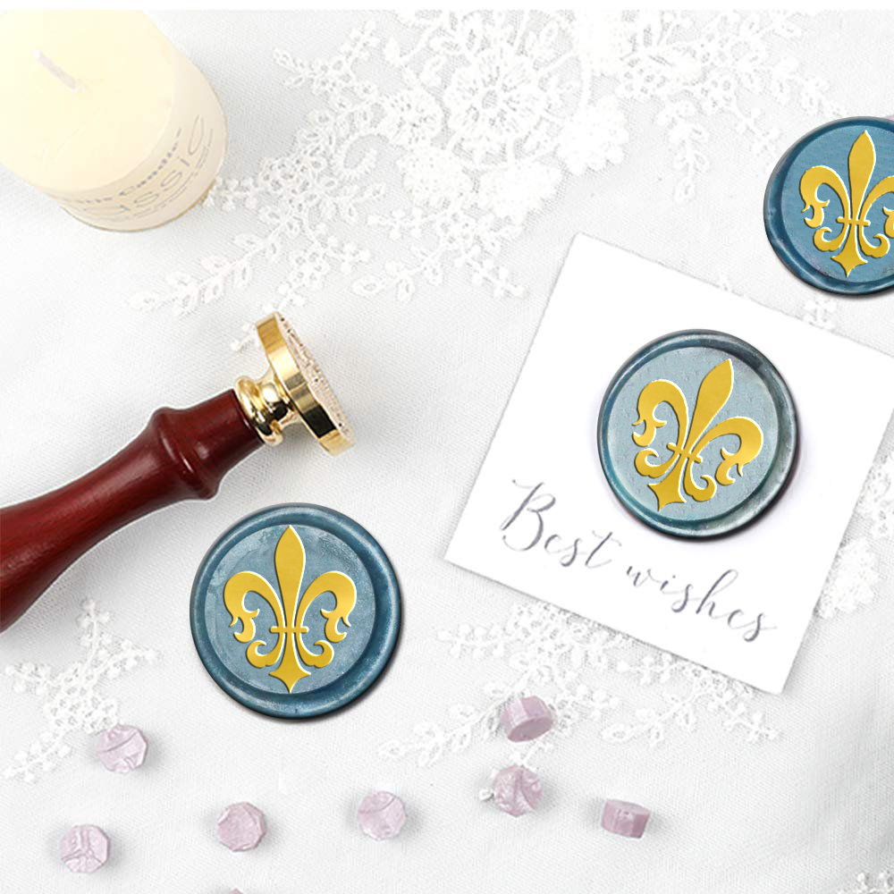 1pc Oval/Round/Square Mixed Wa - Wax Seal Stamp Set avis et prix
