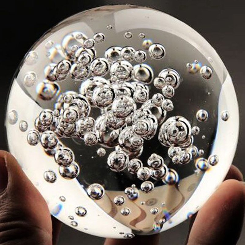 40/60/80MM Clear Bubble Crysta - Paper Weight Crystal avis et prix