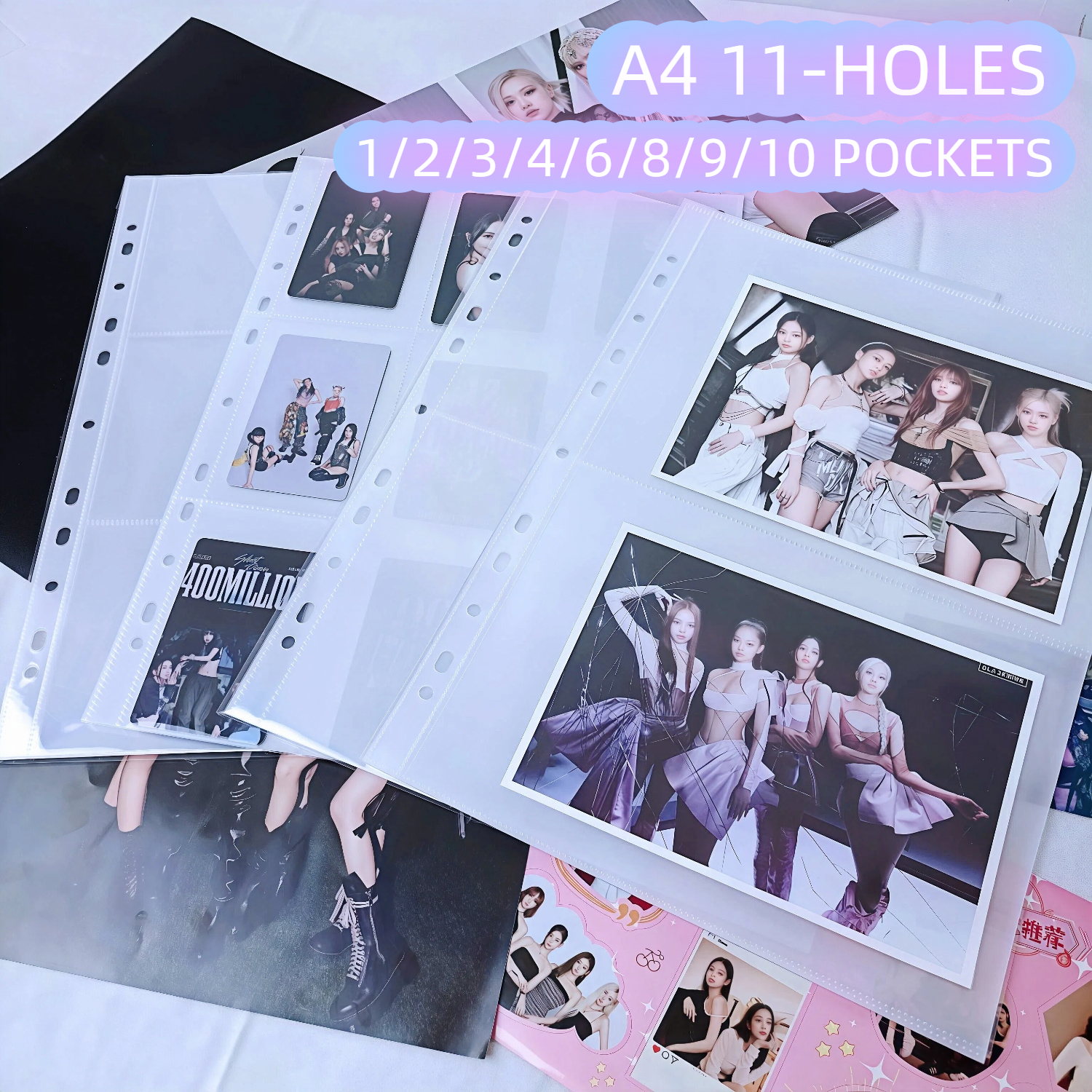 11-Hole A4 Clear Photo Album C - Binder A4 Lever avis et prix