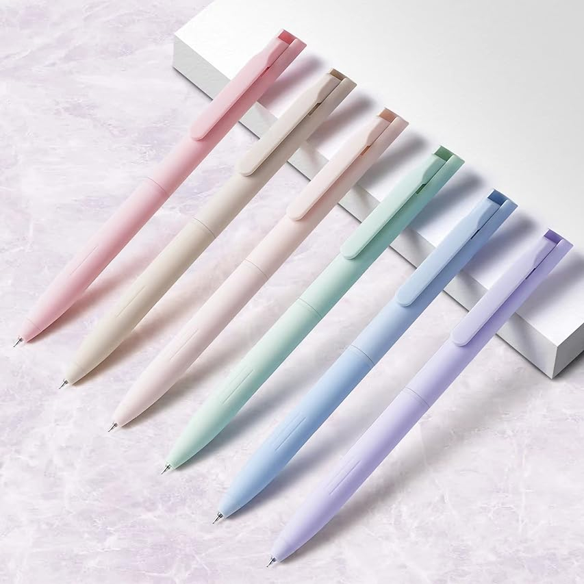 6pcs Colored Gel Pens for Note - Correction Pen Fine avis et prix