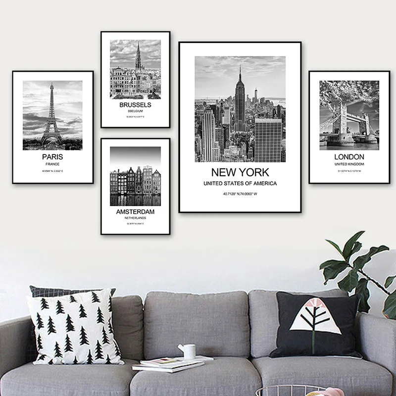 City Poster New York London Pa - Ink Blotter Paper avis et prix