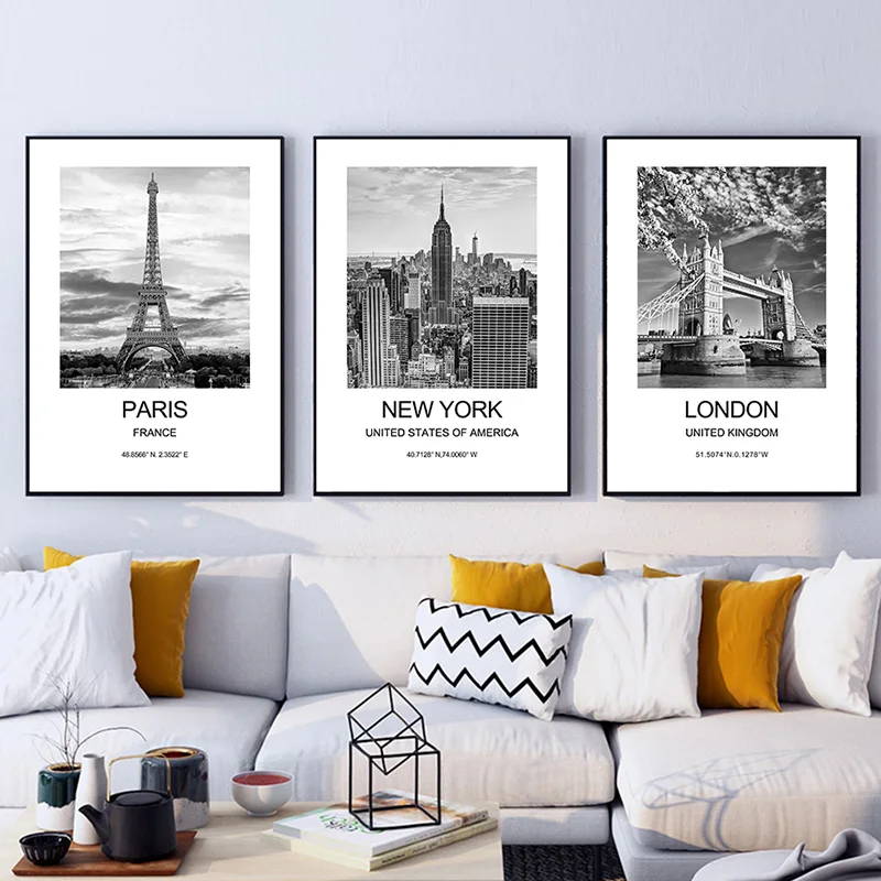 City Poster New York London Pa - Ink Blotter Paper avis et prix