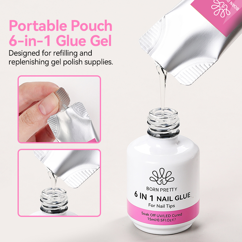 BORN PRETTY 15g 6 IN 1 Extensi - Gel Refill Pack avis et prix
