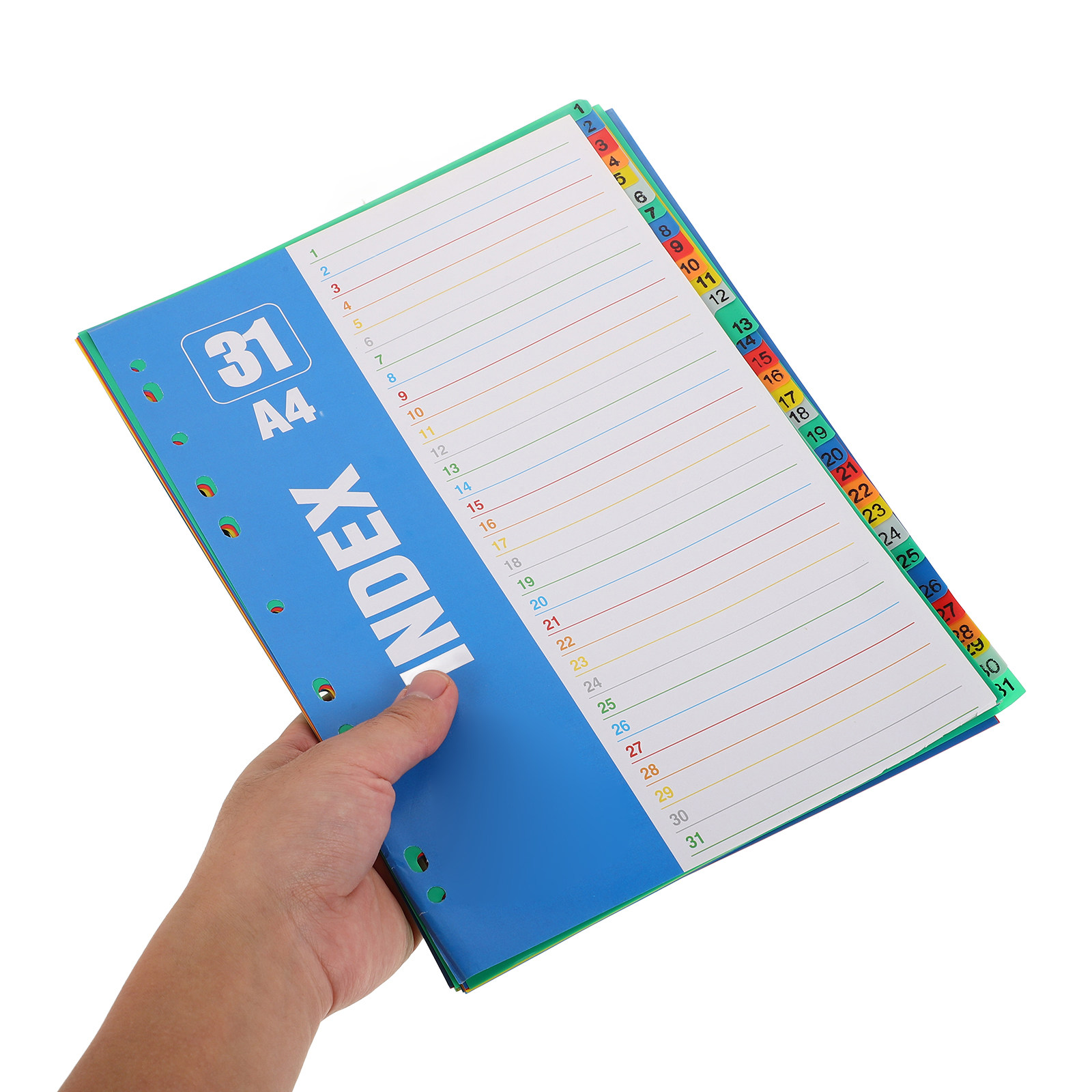 1Set A4 11-Hole PP Index Divid - Tab Divider A4 avis et prix