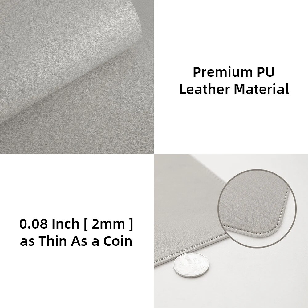 1 Pcs Large Size 60*30mm Offic - Leather Desk Pad avis et prix