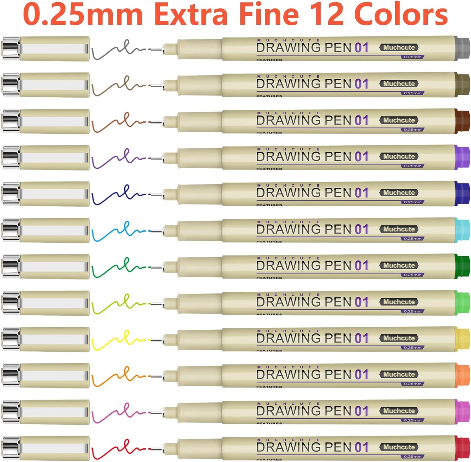 20 Micro Fineliner Pens Set: 1 - Archive Box Set avis et prix