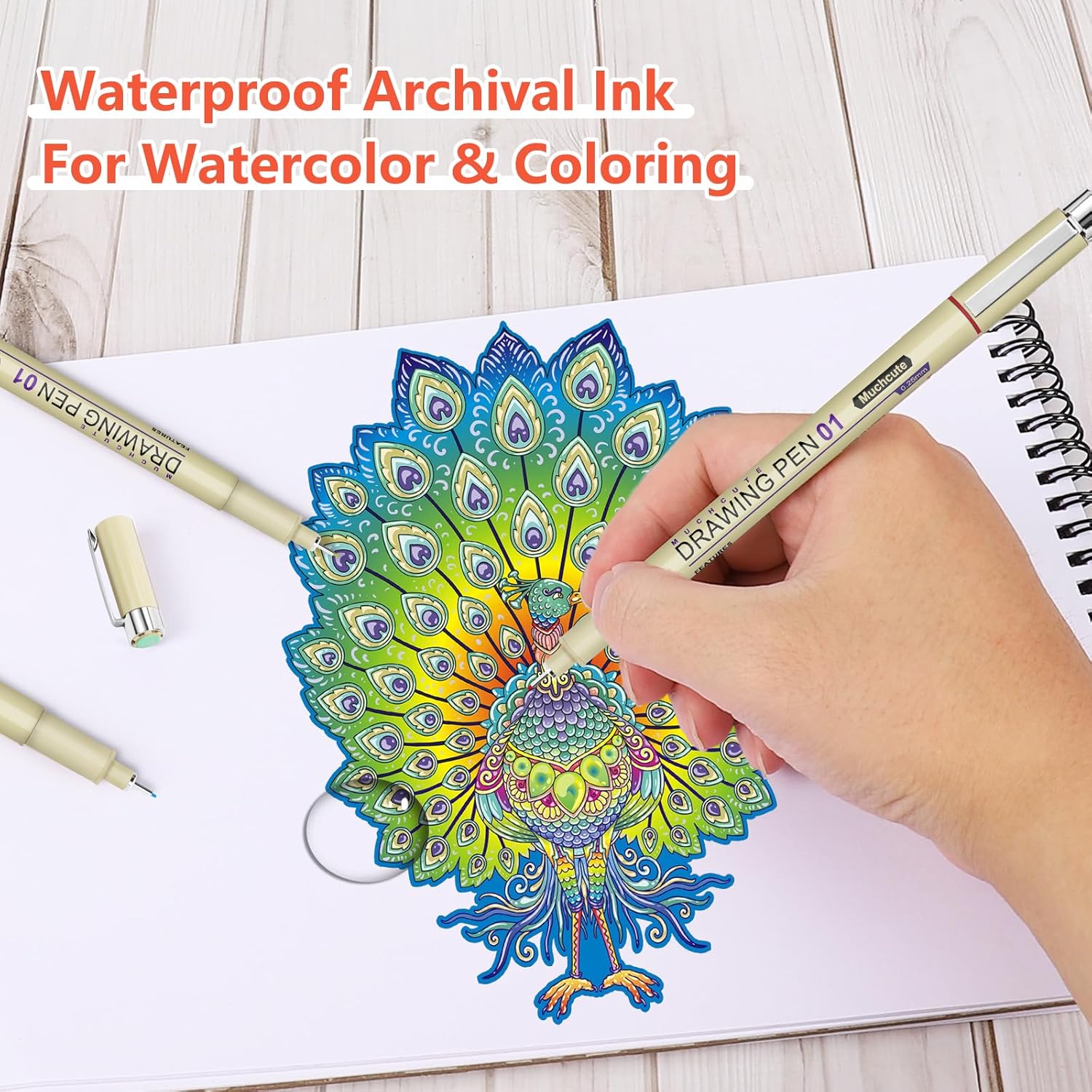 20 Micro Fineliner Pens Set: 1 - Archive Box Set avis et prix