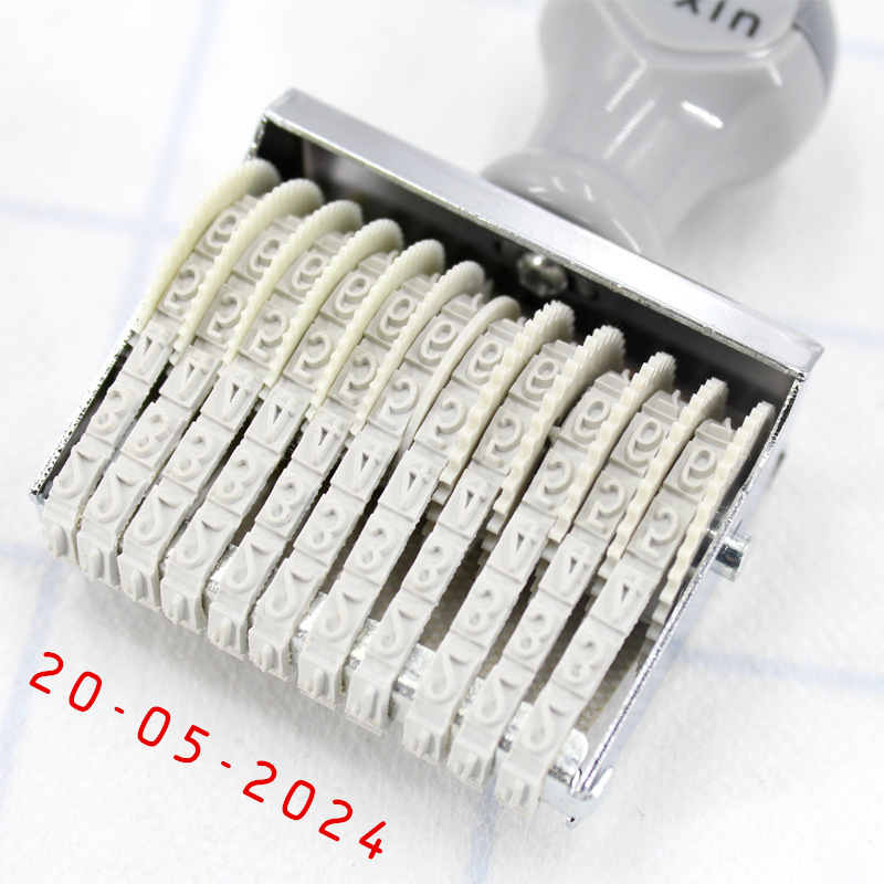 Portable 8/10 Digits Number St - Rubber Date Stamp avis et prix