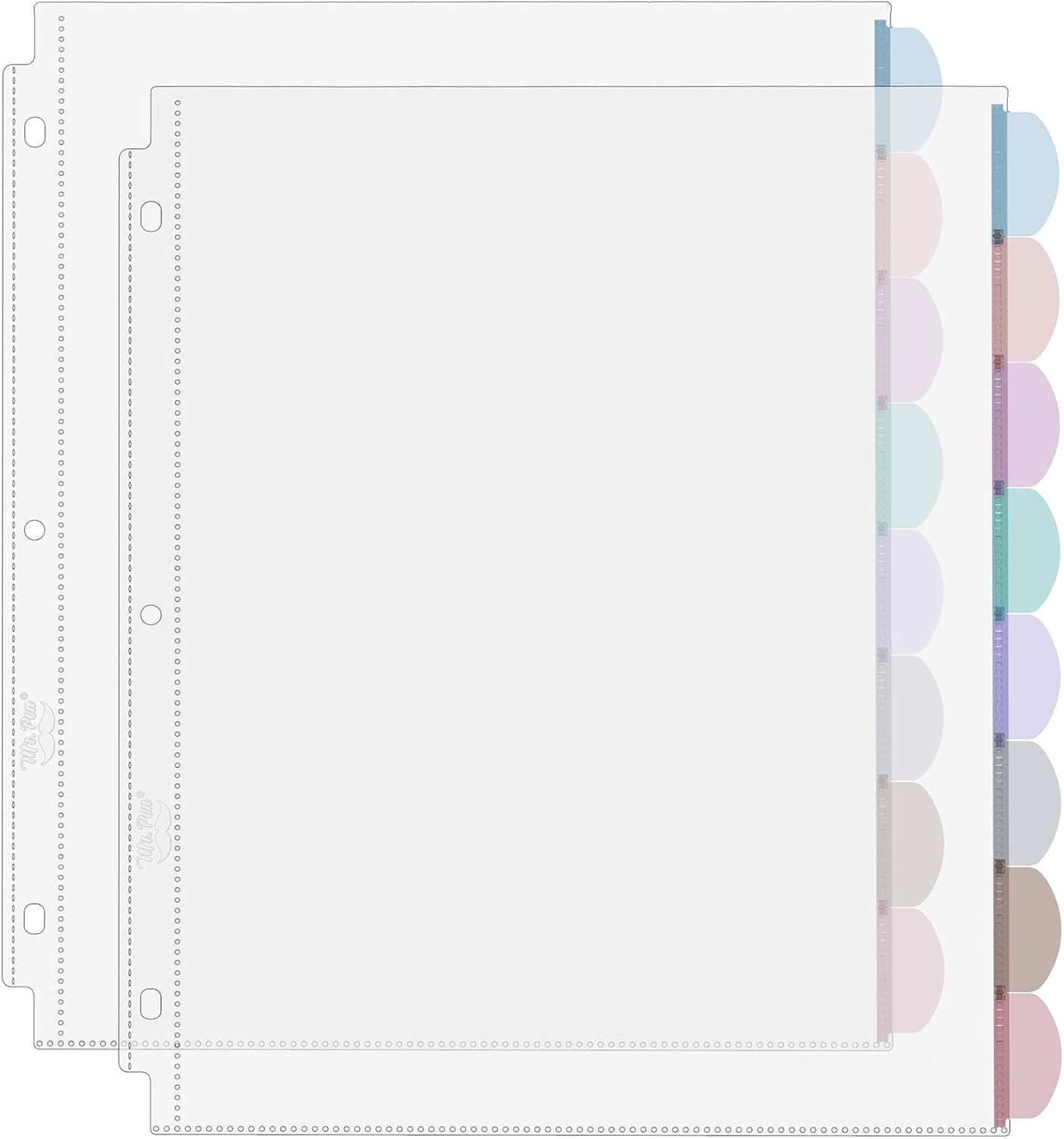 A4 Clear Sheet Protectors with - Tab Divider A4 avis et prix