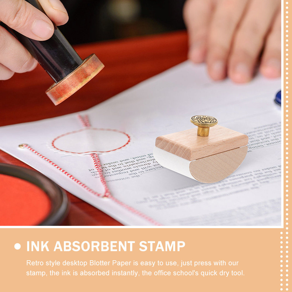 2Pcs Wooden Rocker Ink Blotter - Ink Blotter Paper avis et prix