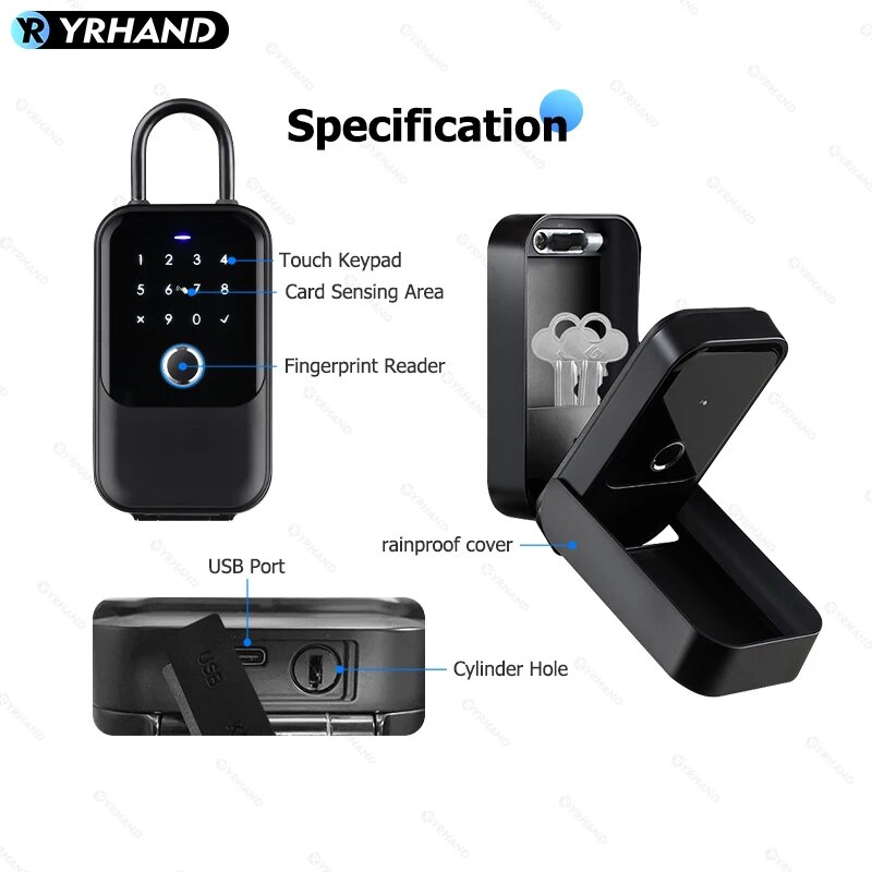 TTlock Smartkey Lock Box Home  - Card Index Box avis et prix