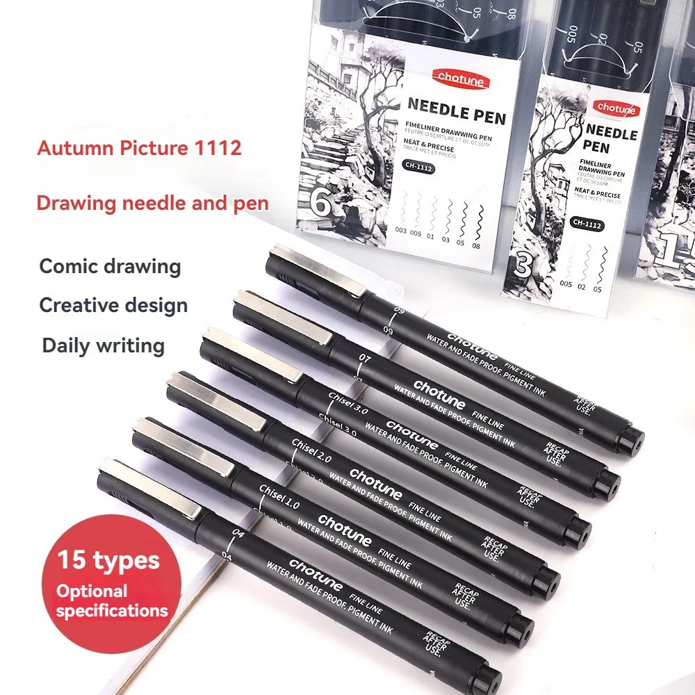 Black Micro Pens,15 Sizes,Wate - Archive Box Set avis et prix