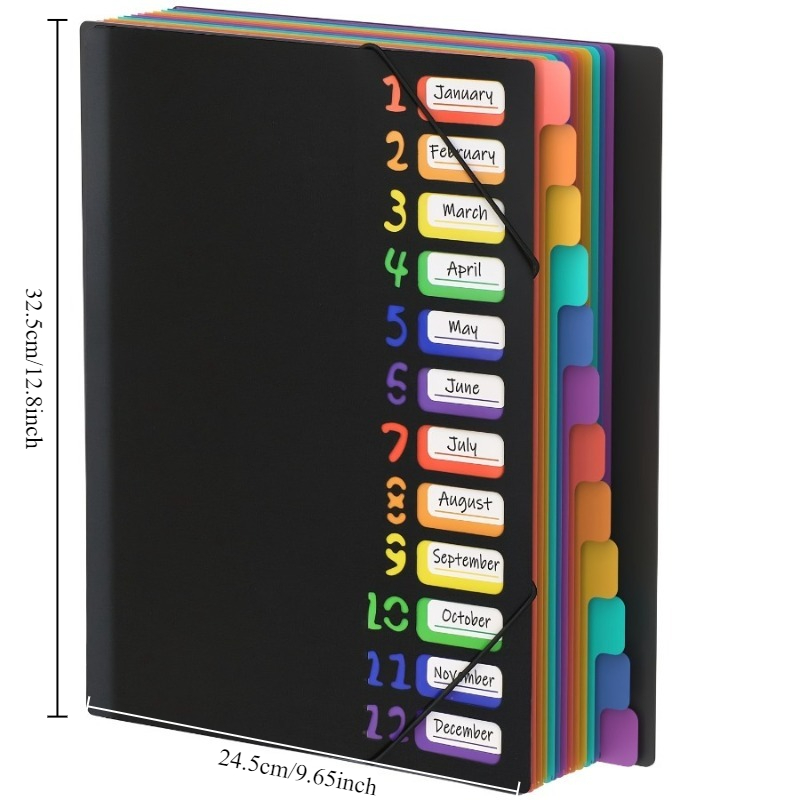 1Pc Black/White Cover Multi-La - Tab Divider A4 avis et prix