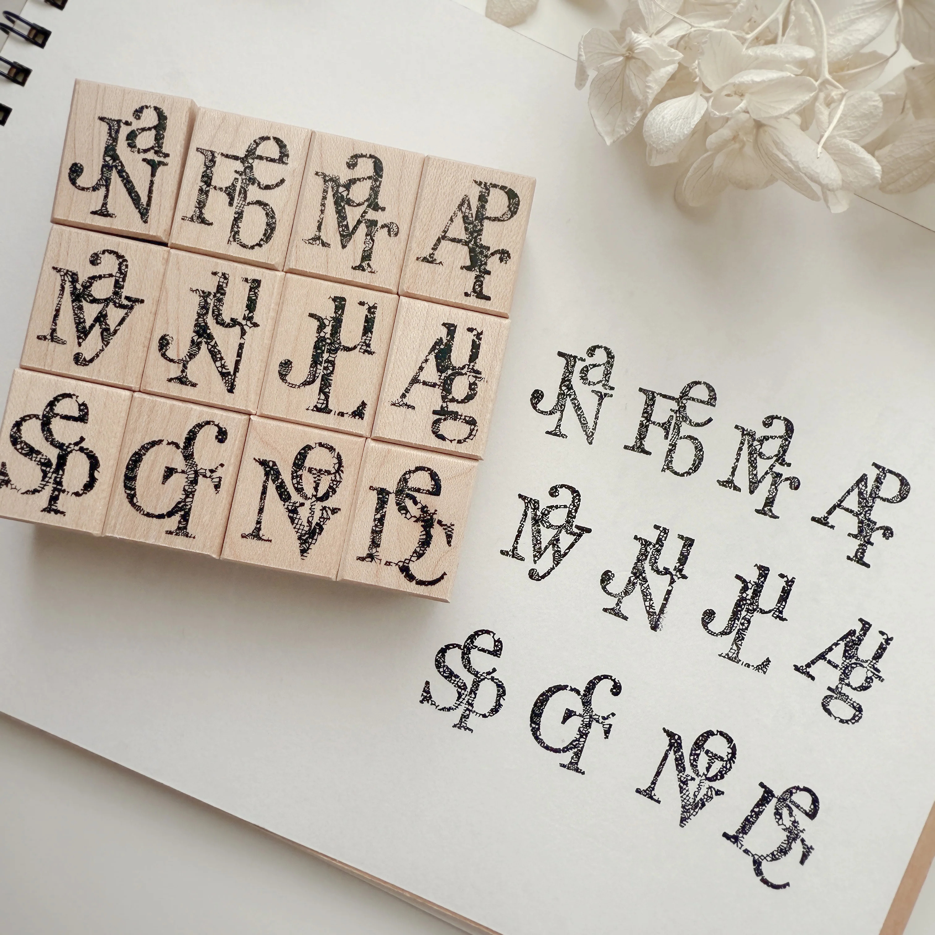 Journal Pages Vintage Month Wh - Rubber Date Stamp avis et prix