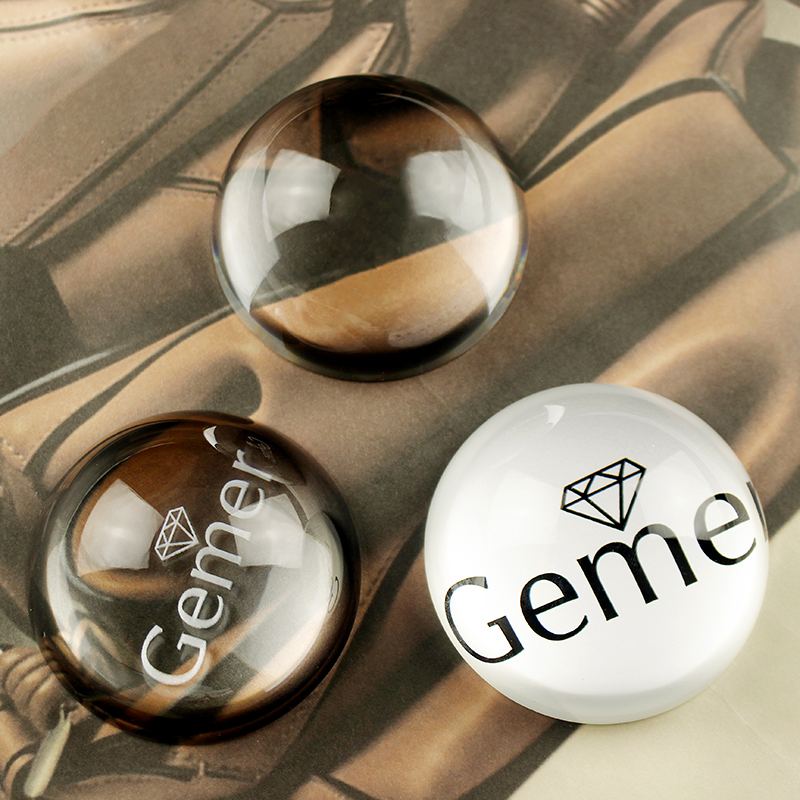 Custom Crystal Hemisphere Glas - Paper Weight Crystal avis et prix