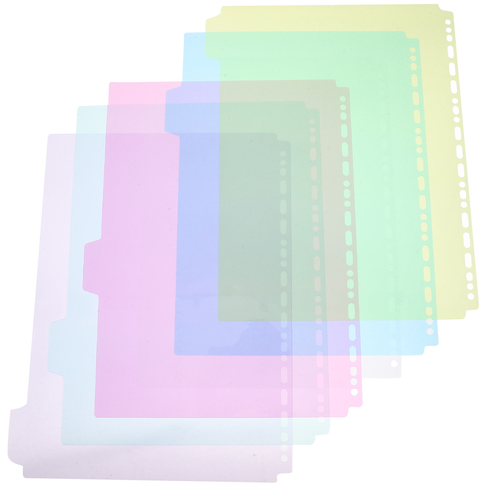 6Pcs Sturdy PP Tabbed Binder D - Tab Divider A4 avis et prix
