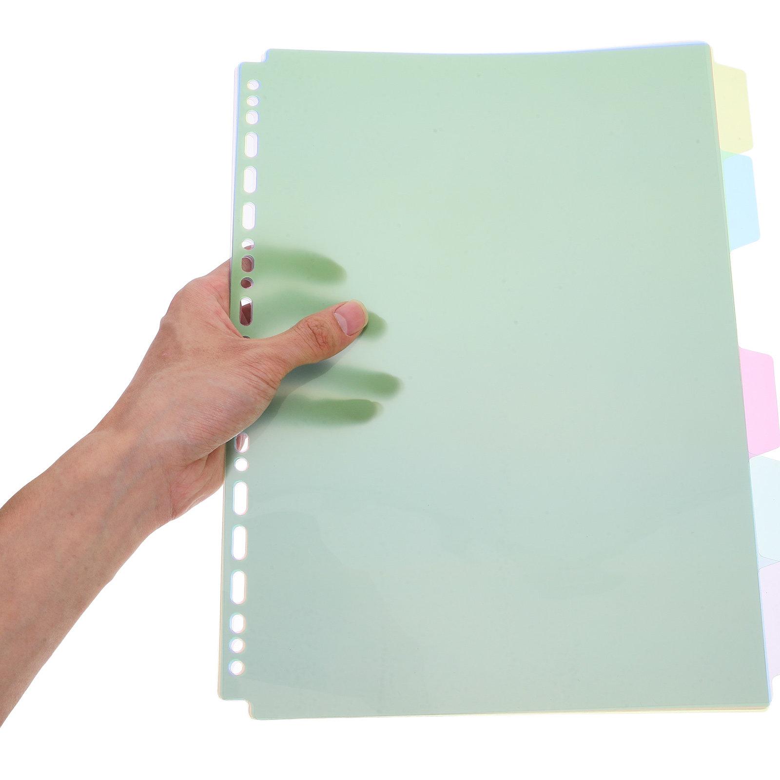 6Pcs Sturdy PP Tabbed Binder D - Tab Divider A4 avis et prix