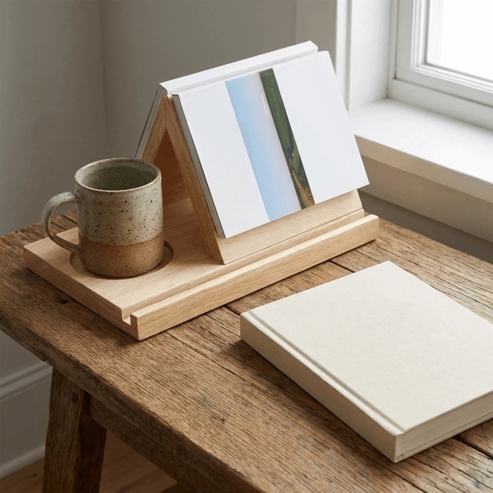 Minimalist 2 in 1 Triangle Woo - Magazine Holder Rack avis et prix