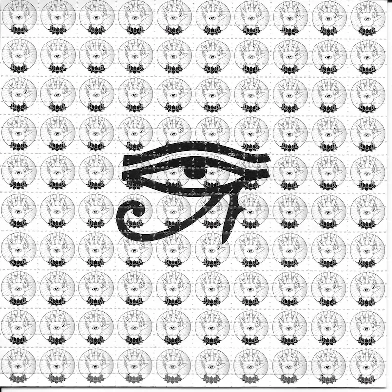 Eye of Providence Psychedelic  - Ink Blotter Paper avis et prix