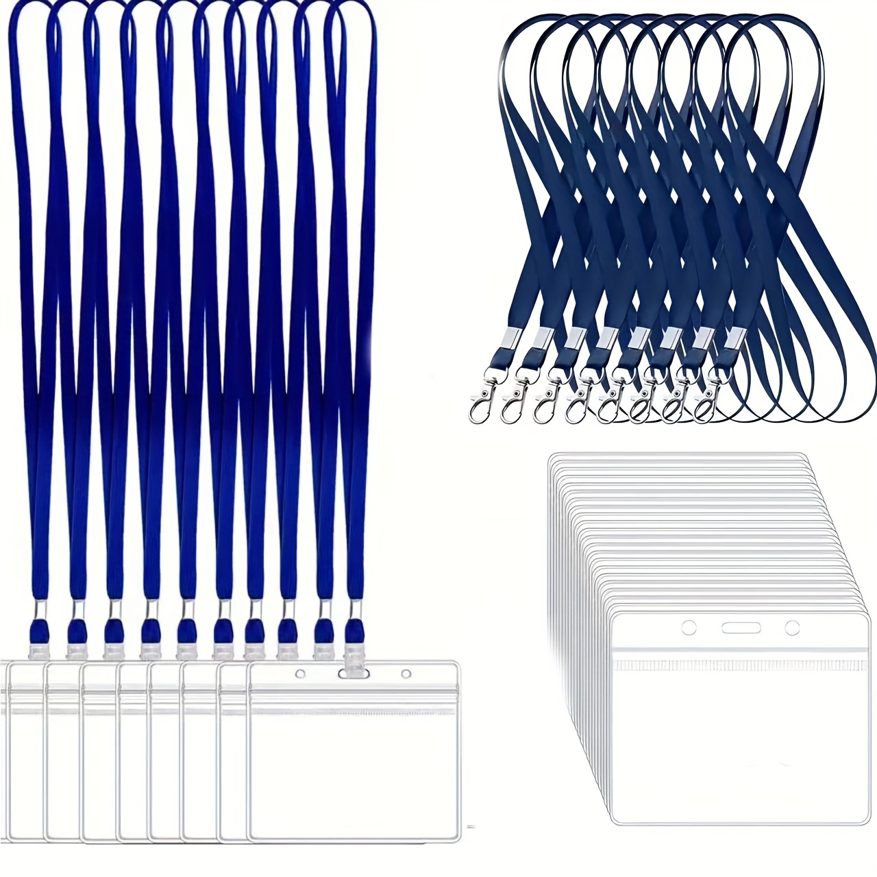 10 sets Transparent PVC ID Car - Index Card Holder avis et prix