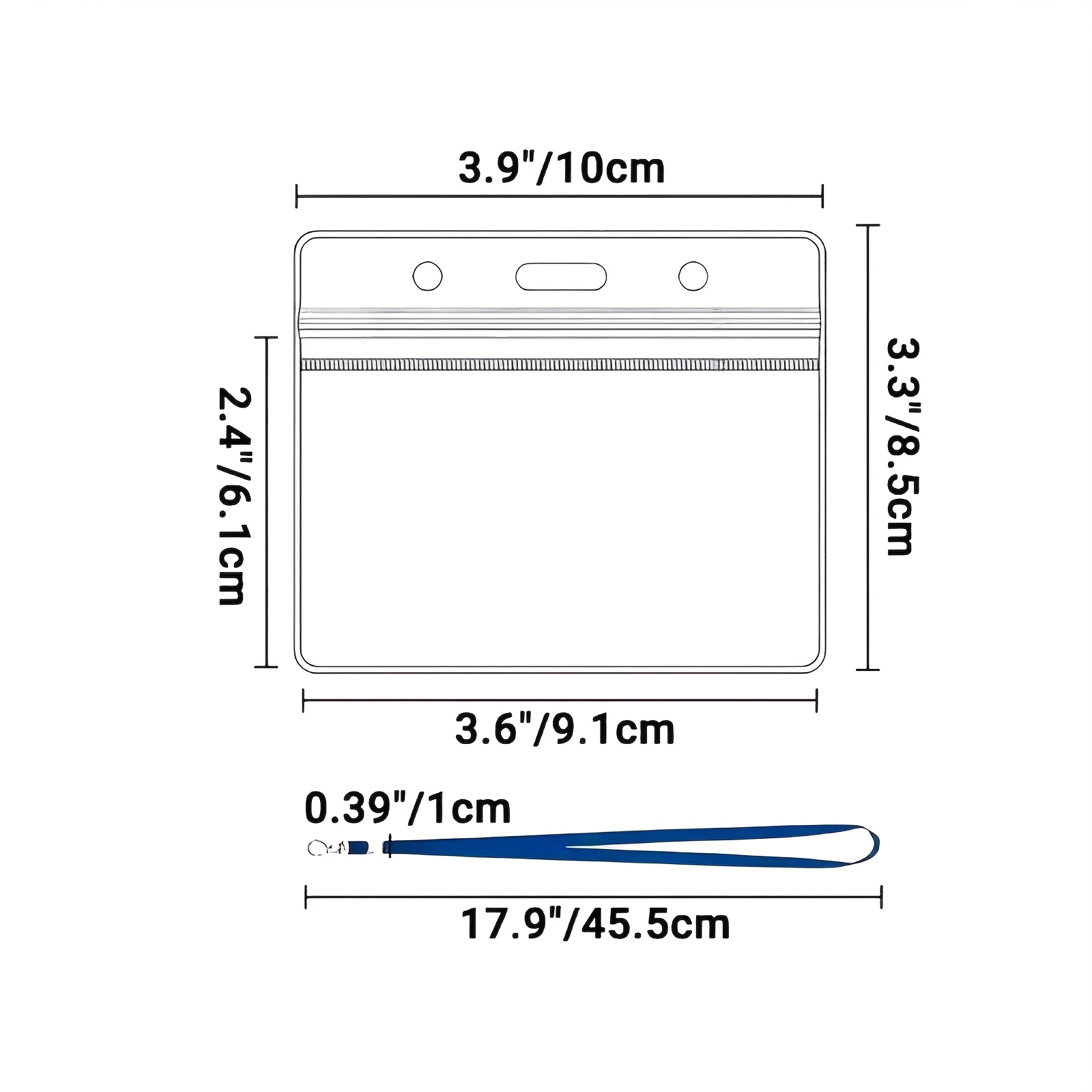 10 sets Transparent PVC ID Car - Index Card Holder avis et prix