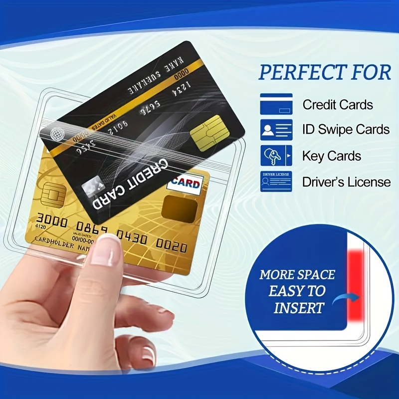 10 sets Transparent PVC ID Car - Index Card Holder avis et prix