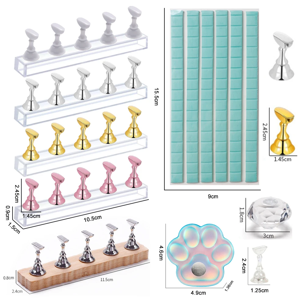 5PCS/Pack Chess Magnetic Nail  - Gel Refill Pack avis et prix