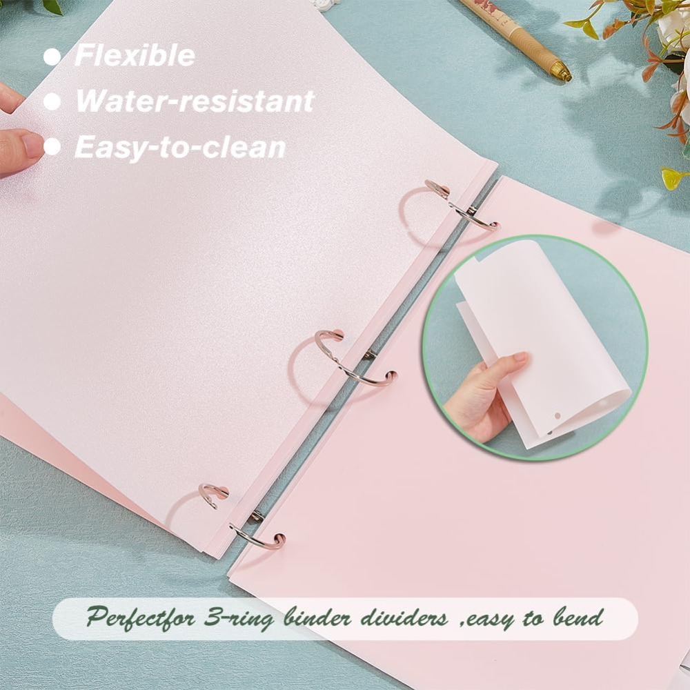 16 Sheets 3 Ring A4 Pink Binde - Tab Divider A4 avis et prix