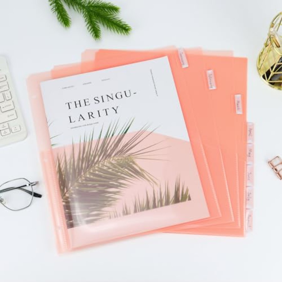 Binder Dividers with Pockets 8 - Tab Divider A4 avis et prix